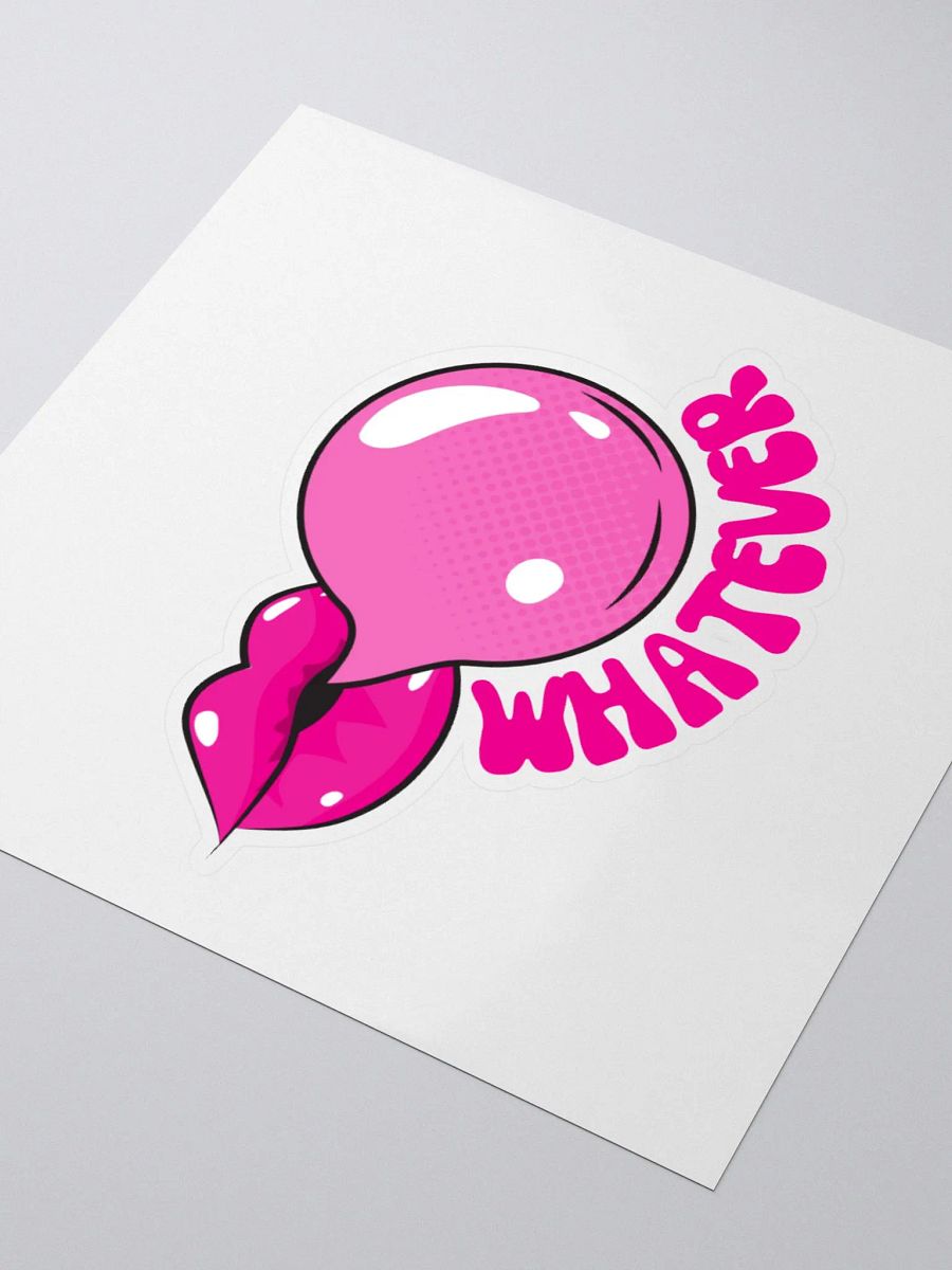Pink Lips Bubble Gum Sticker Set product image (7)
