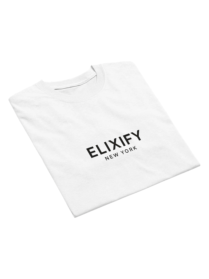 Premium Unisex WHITE Heavy Cotton Tee - Personalized Text & Logo Design product image (1)