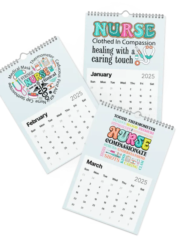 2025 Nurse Wall Calendar product image (2)