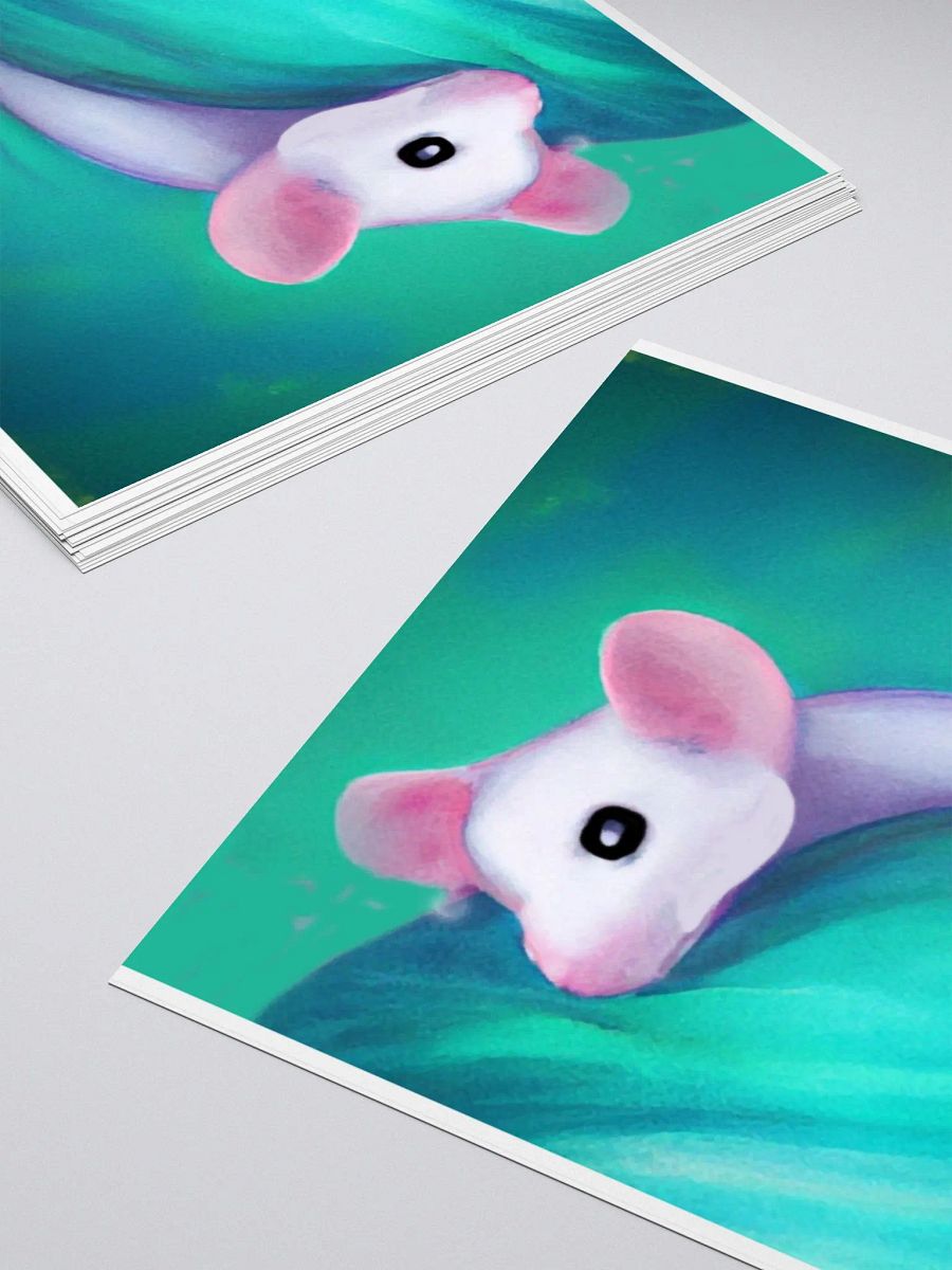 baby white rat sticker product image (12)