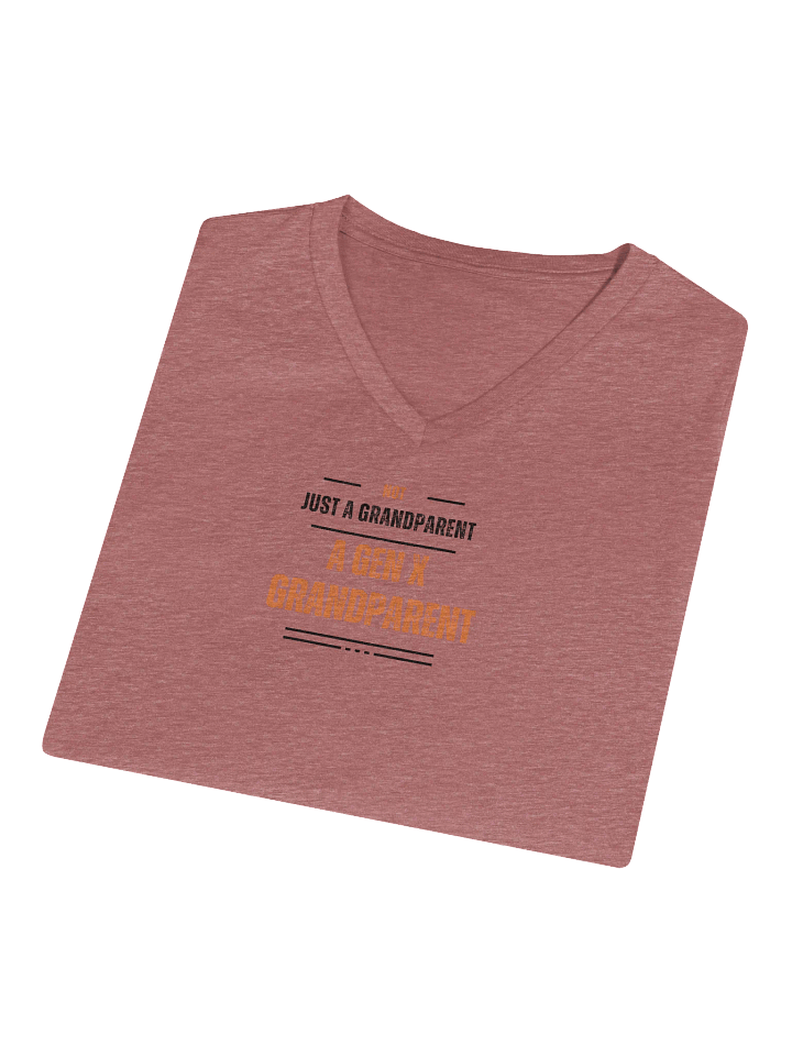 Not Just A Grandparent V-Neck Tee (Black) product image (1)