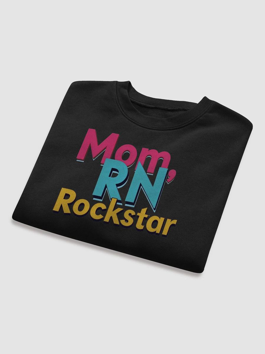 Mom, RN Rockstar Fleece Crop Sweatshirt product image (22)