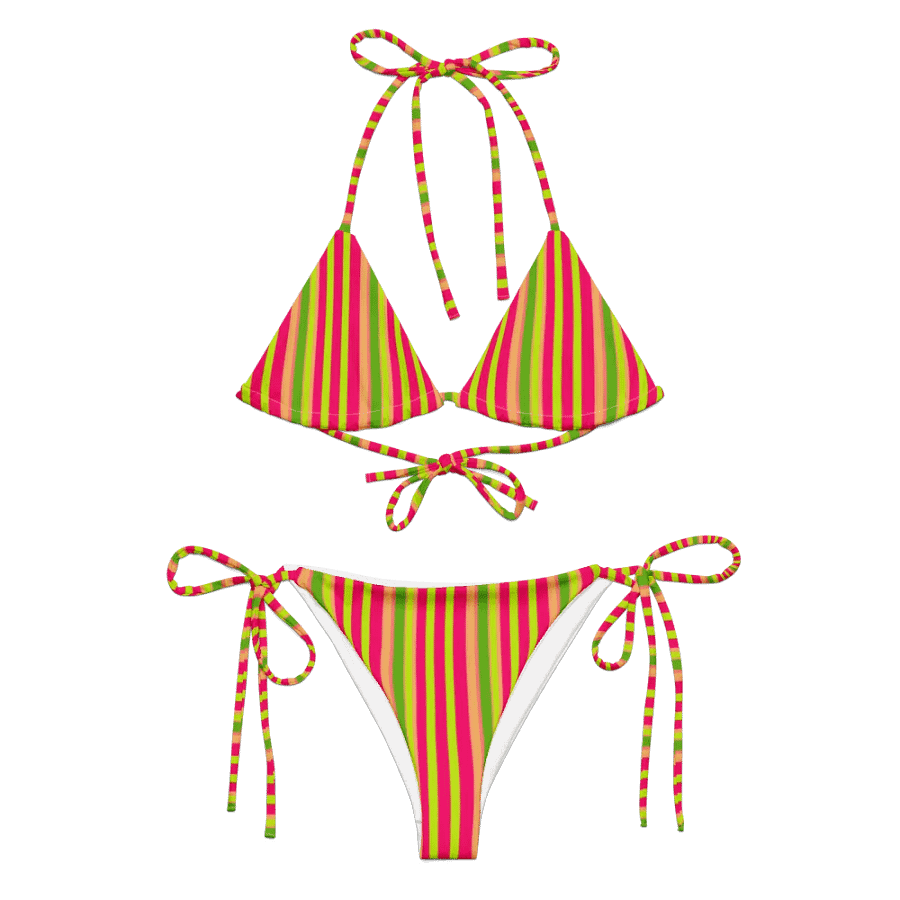 Vibrant Stripes Reimagined Bikini Set product image (2)