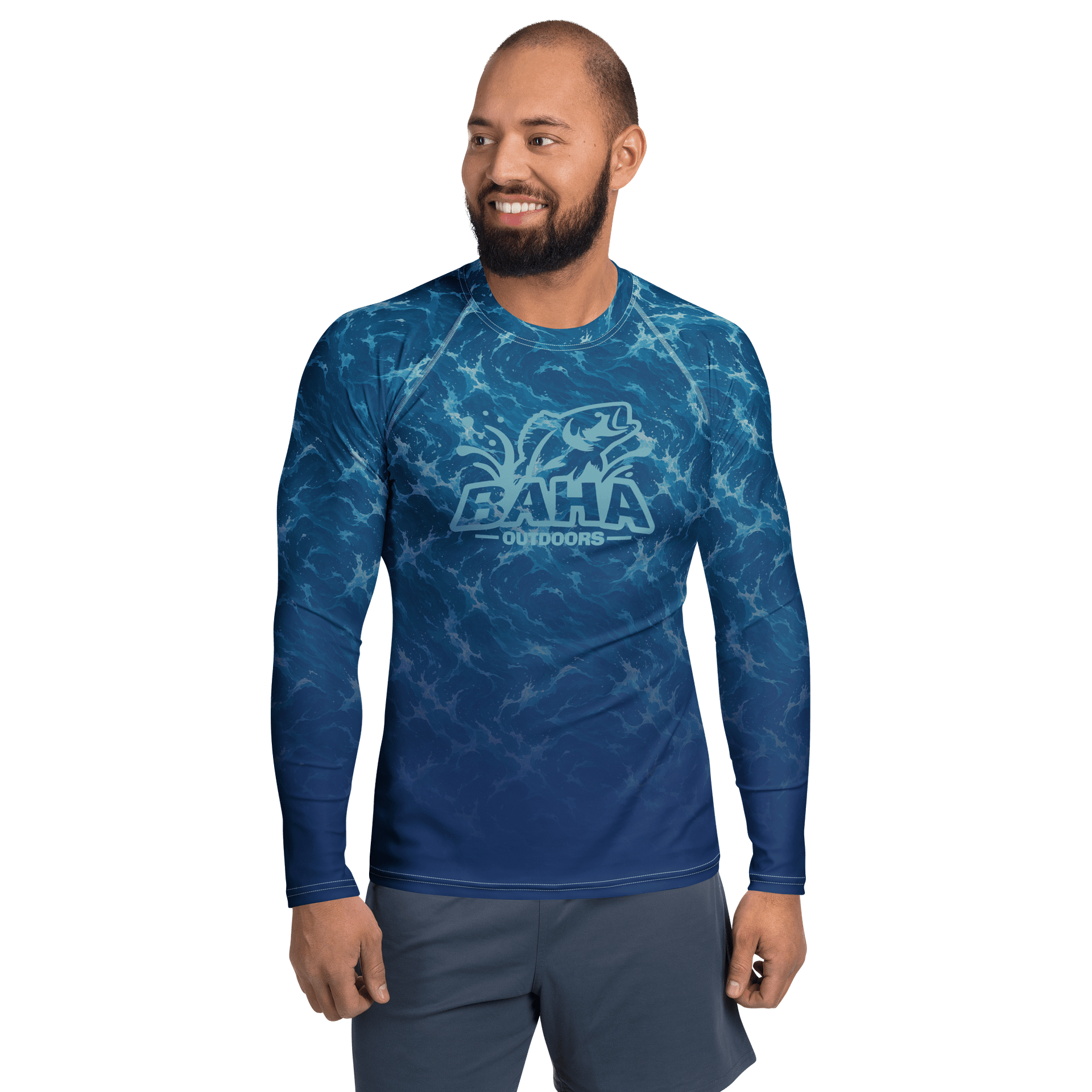 Baha ‘WaveTrace’ Camo UPF+ shirt. product image (1)
