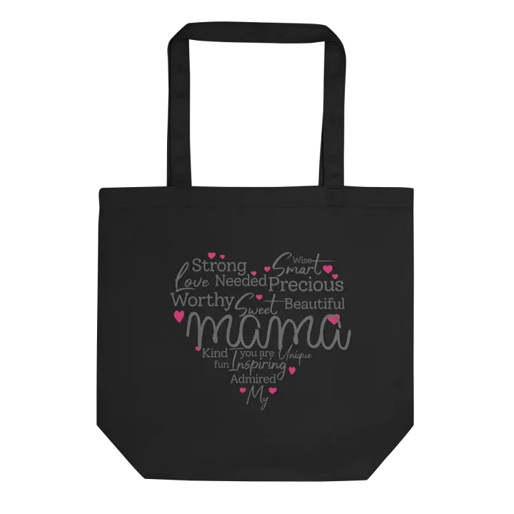 Momma's Heart Word Art Tote product image (1)