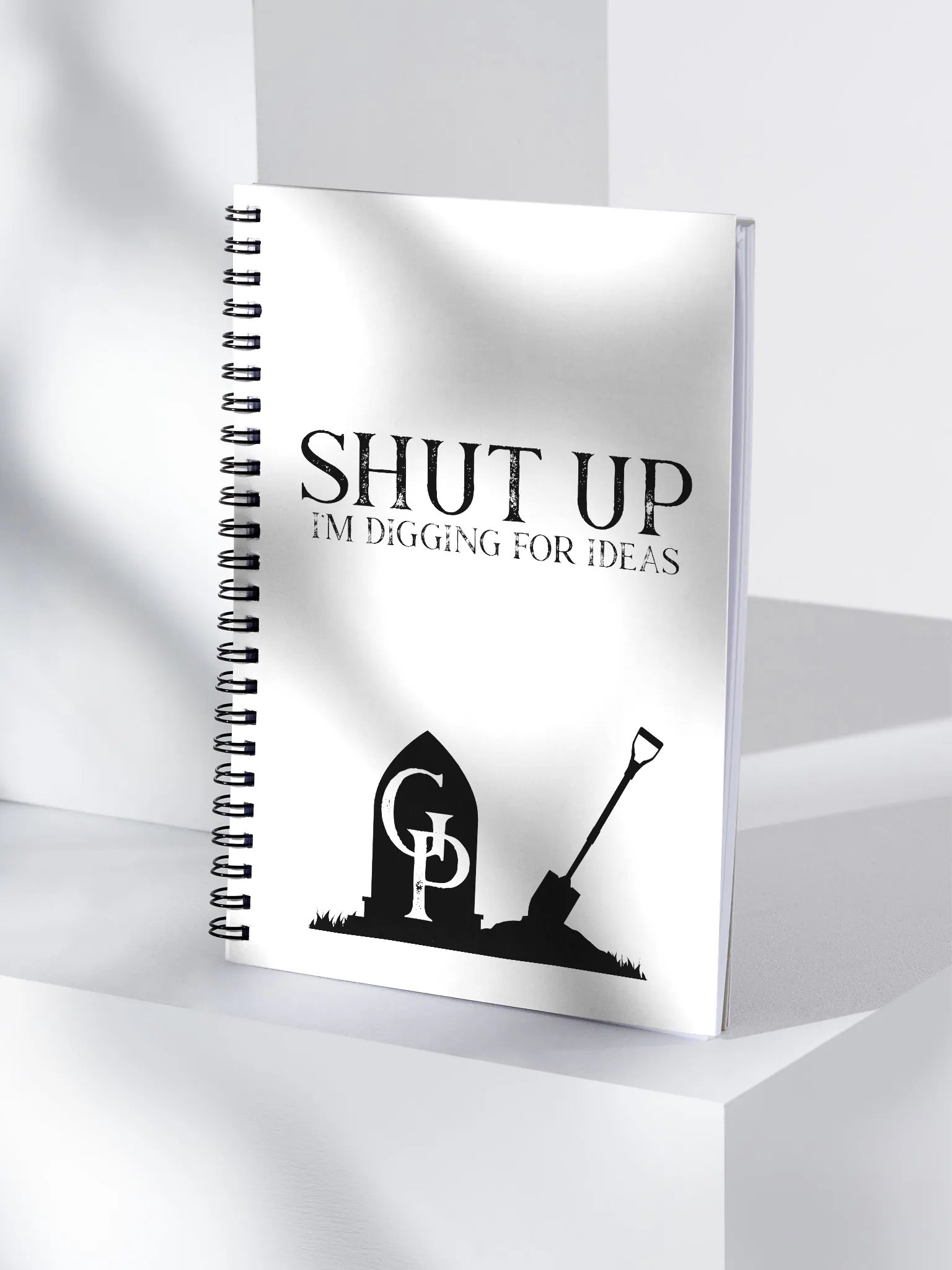 SHUT UP - I'm Digging Spiral Notebook product image (4)