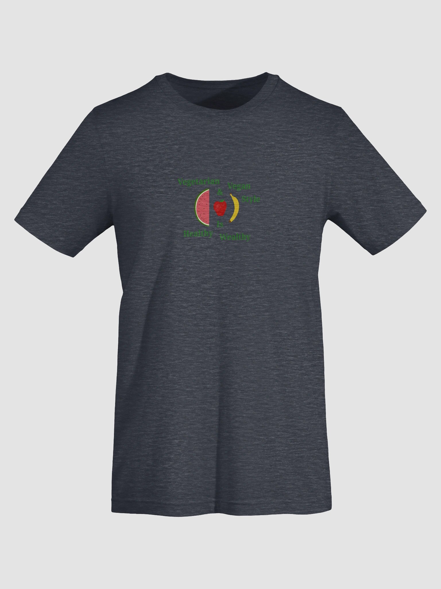 Healthy Wealthy Vegetarian & Vegan T-Shirt product image (7)