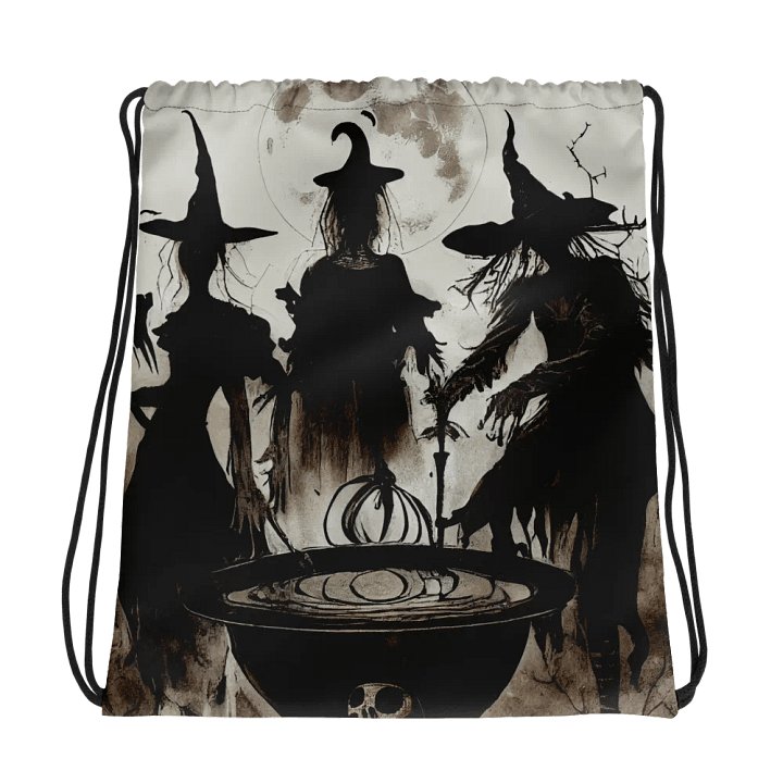 Moonlit Coven Drawstring Bag product image (1)