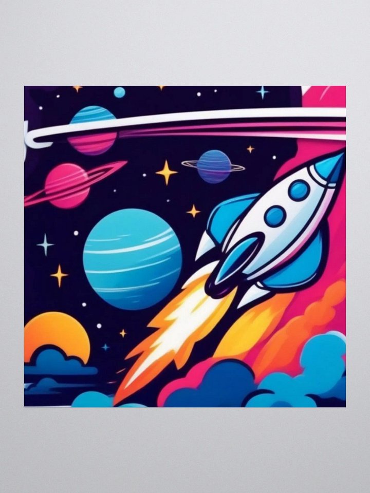 Cosmic Odyssey Kiss Cut Stickers product image (3)