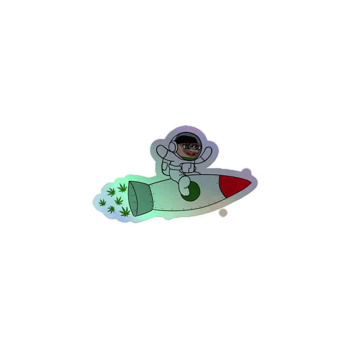Rocket Mijo Holographic Sticker product image (1)
