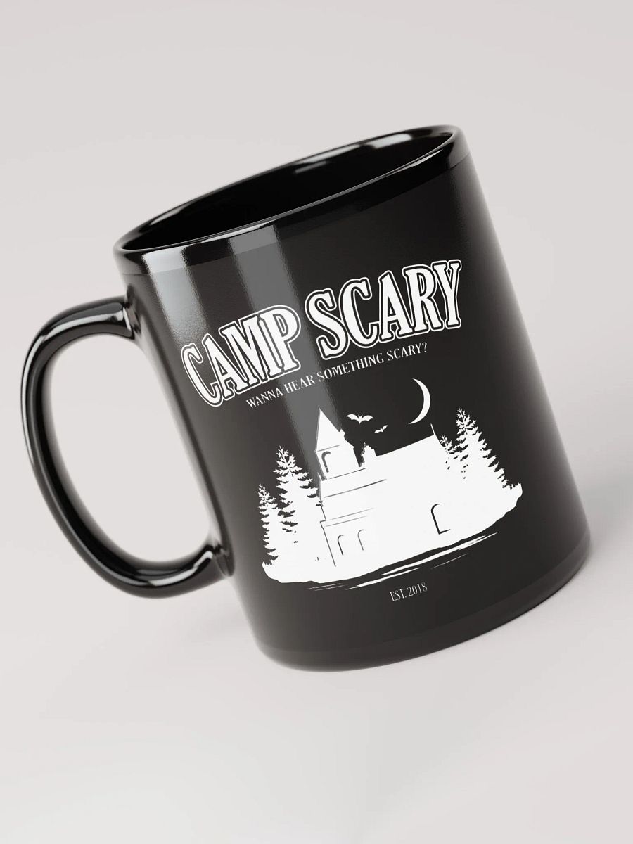 Camp Scary Black Glossy Mug product image (6)