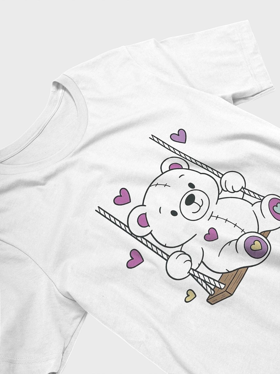 Cozy Swinging Bear Tee – A Hug You Can Wear 🤍 product image (4)