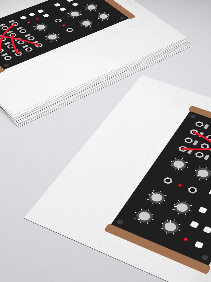 Semi-modular Analog Synth Sticker product image (12)