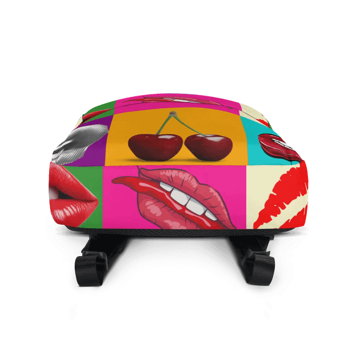 Luscious Lips and Cherries All-Over Print Backpack product image (2)