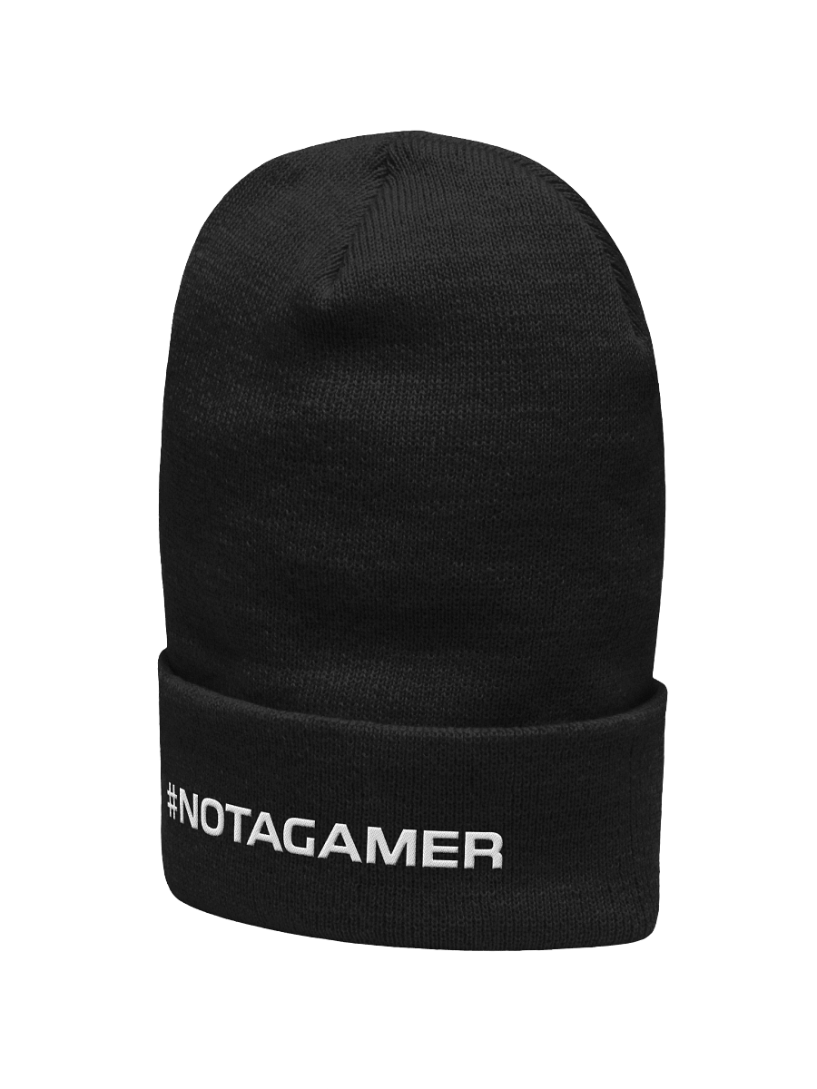 #NOTAGAMER Beanie BLK product image (2)