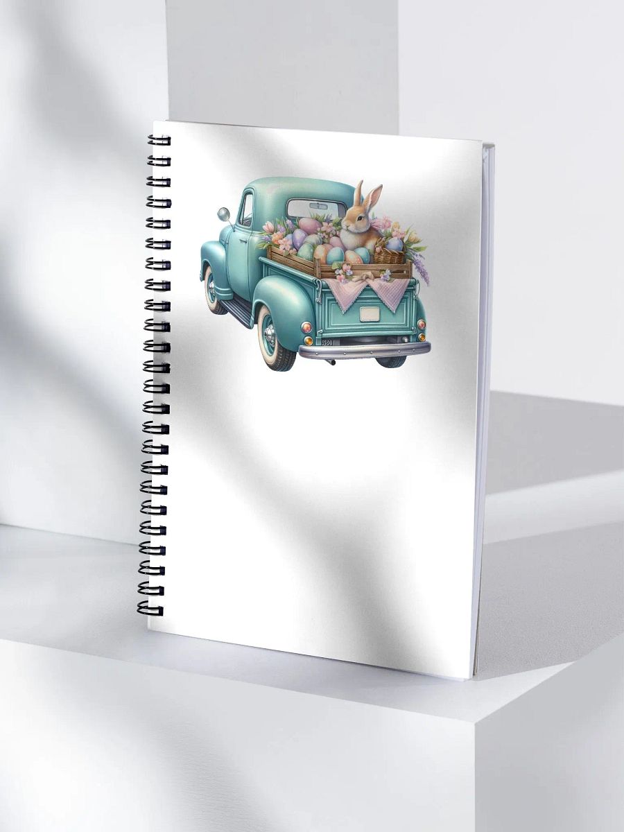 Green Pastel Easter Truck - Notebook product image (4)