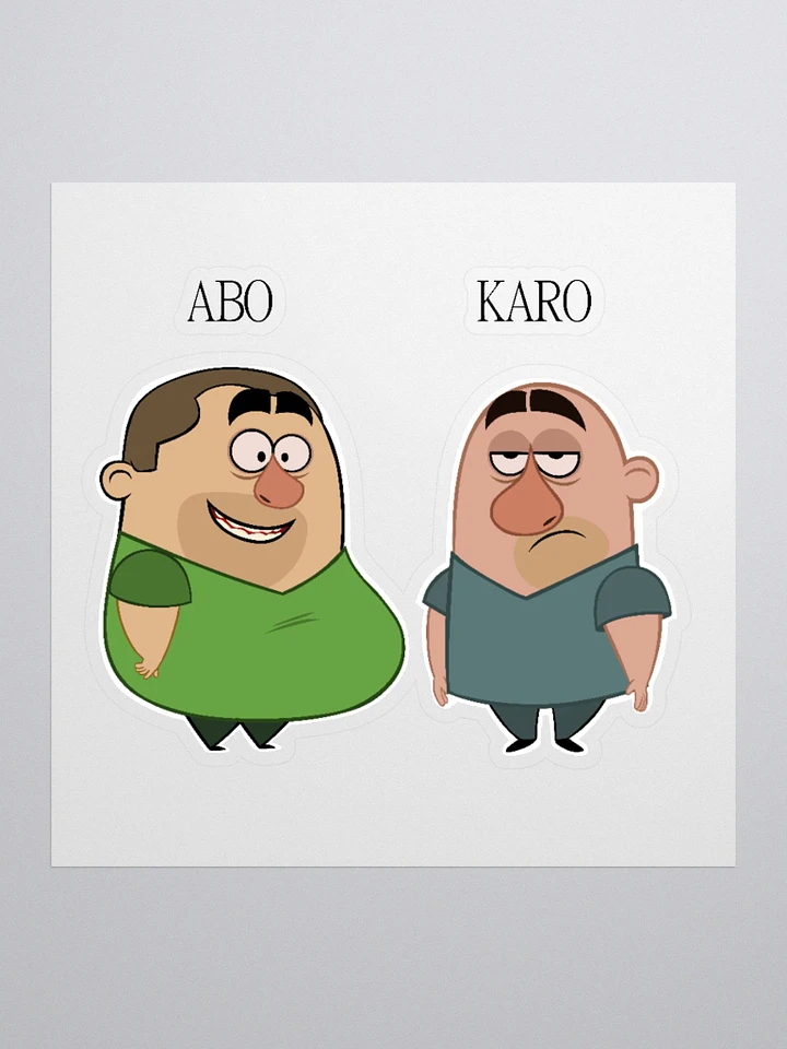 Abo and Karo Sticker Set product image (1)