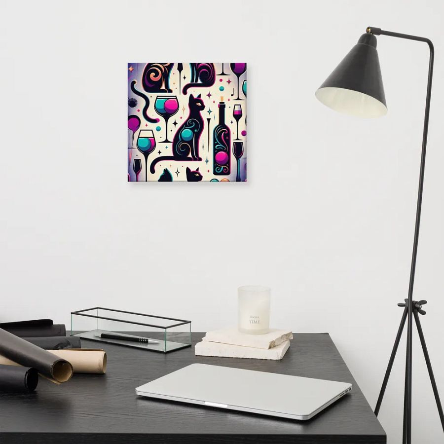 Canvas (in): Cats and Wine product image (11)
