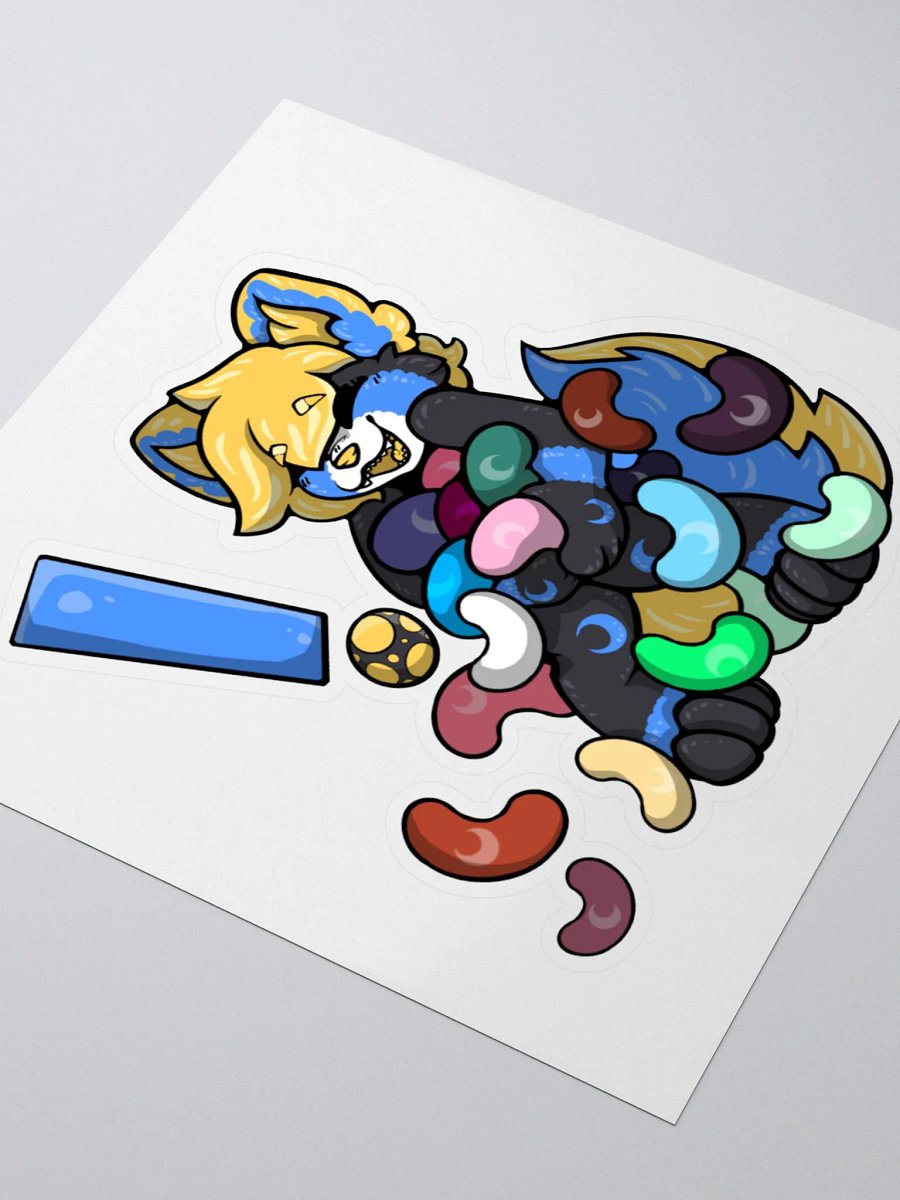 All The Moon Beans Sticker product image (9)