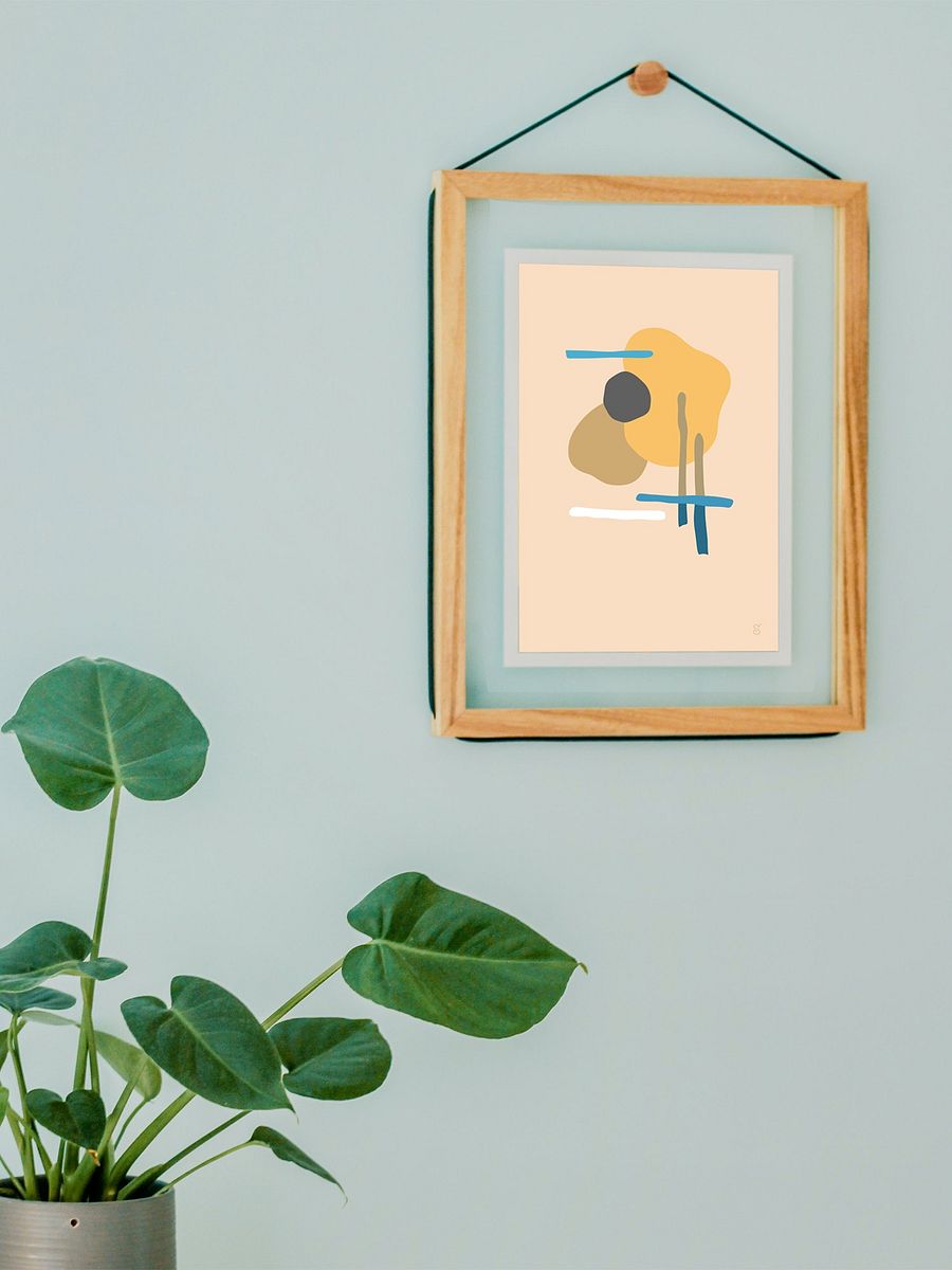 Geometric Harmony Matte Poster - Abstract Image No. 1 product image (6)