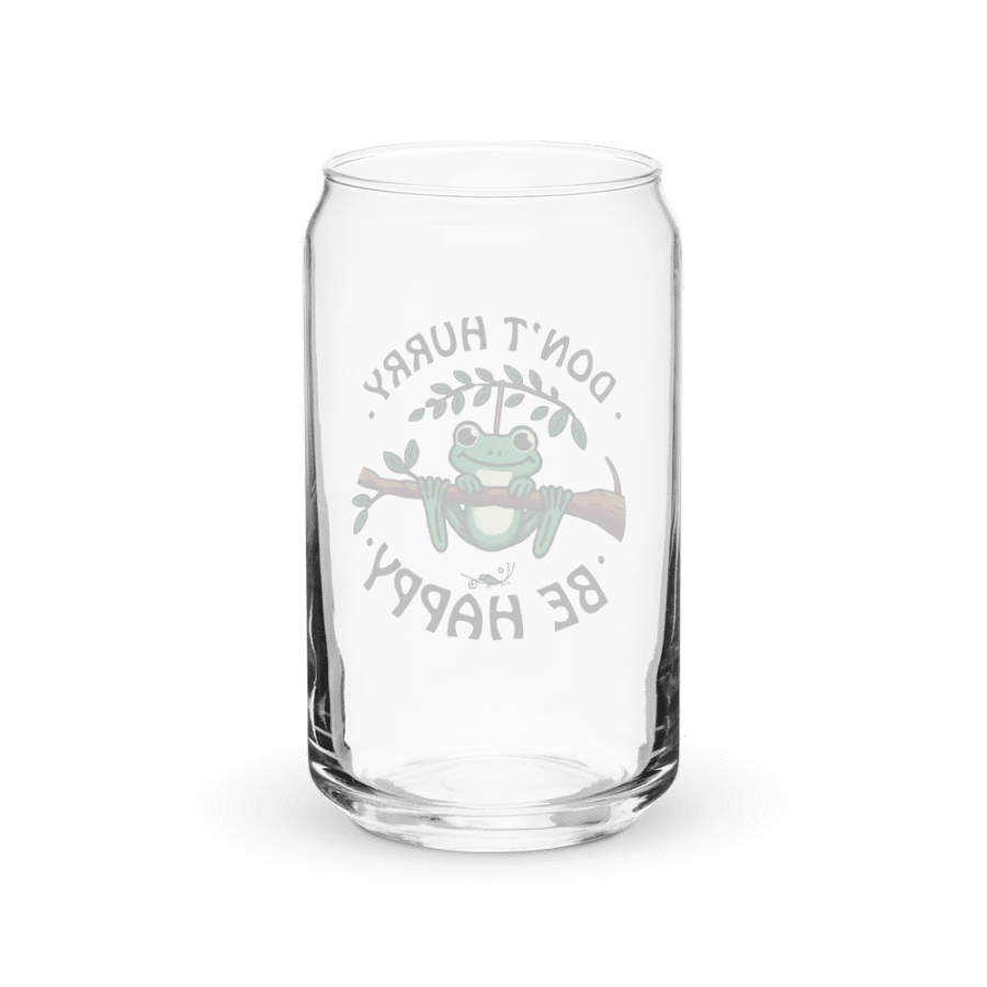 Don't Hurry, Be Happy – A Can Design for Frog Lovers product image (38)