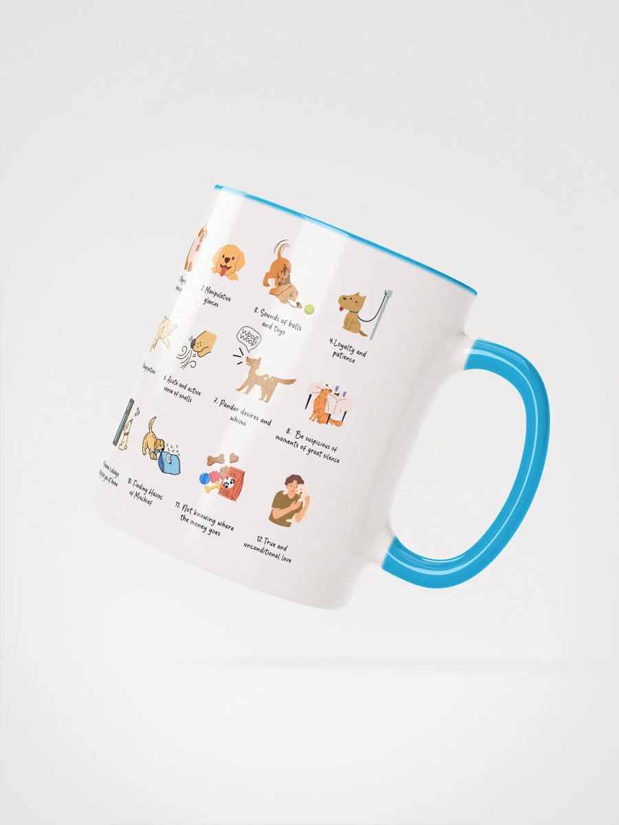 "12 days of a pet owner" Ceramic Mug with color inside product image (4)