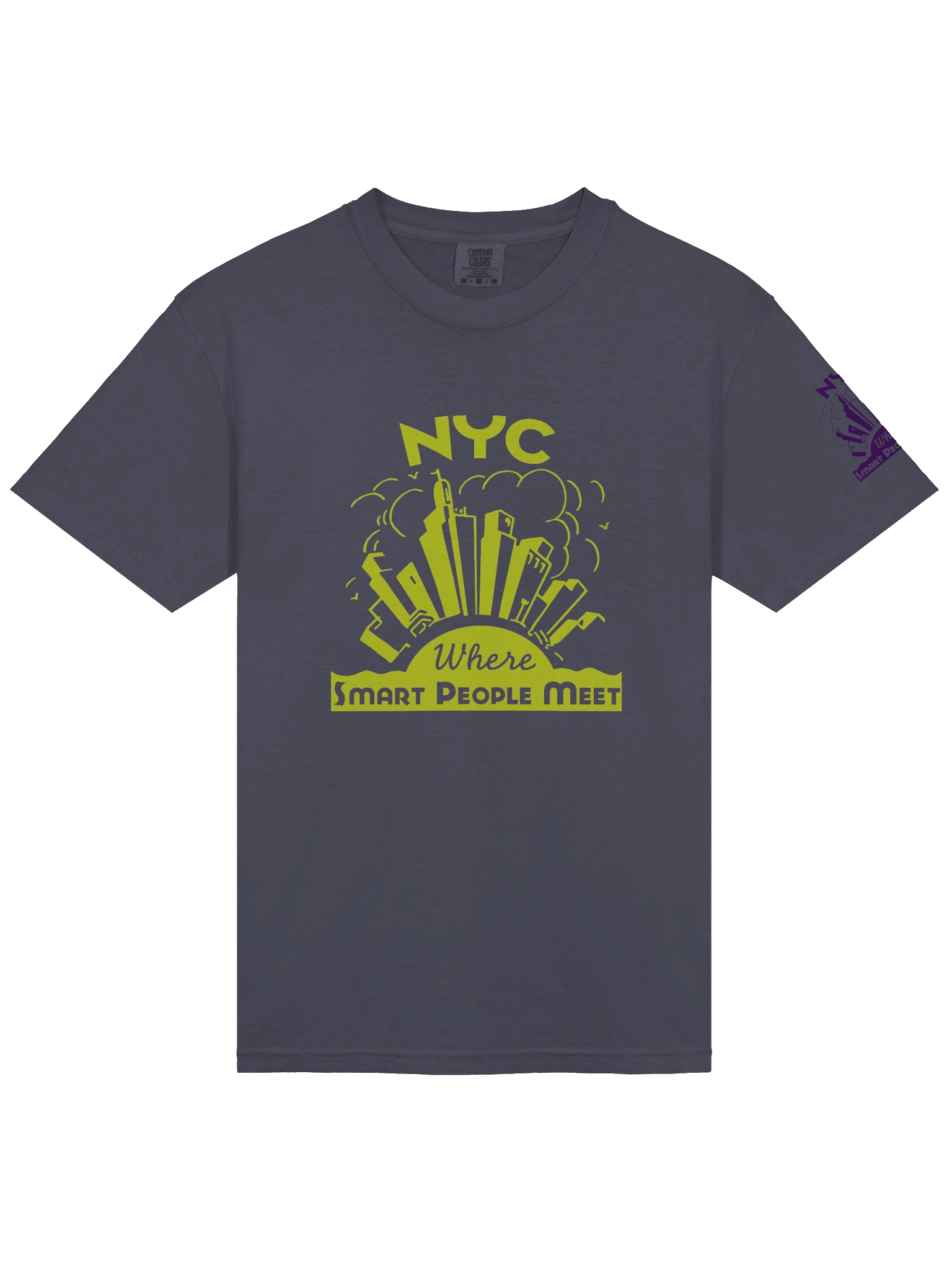 'NYC Smart' T-Shirt — Dark product image (3)