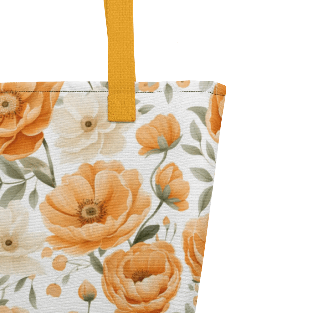 Just Peachy Floral Tote Bag product image (7)