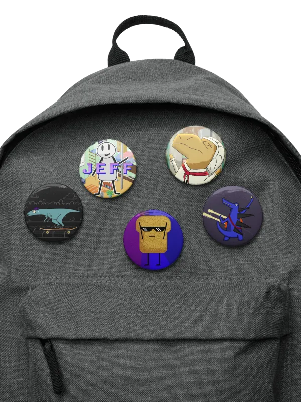 Dani & Dean Do An Internet Big Pin Button Set (2.25'') product image (2)