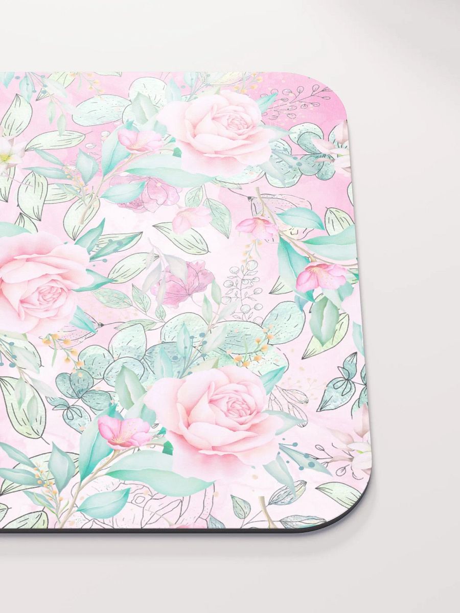 Rosy Botanical Bliss Mouse Pad gift for moms and friends product image (5)