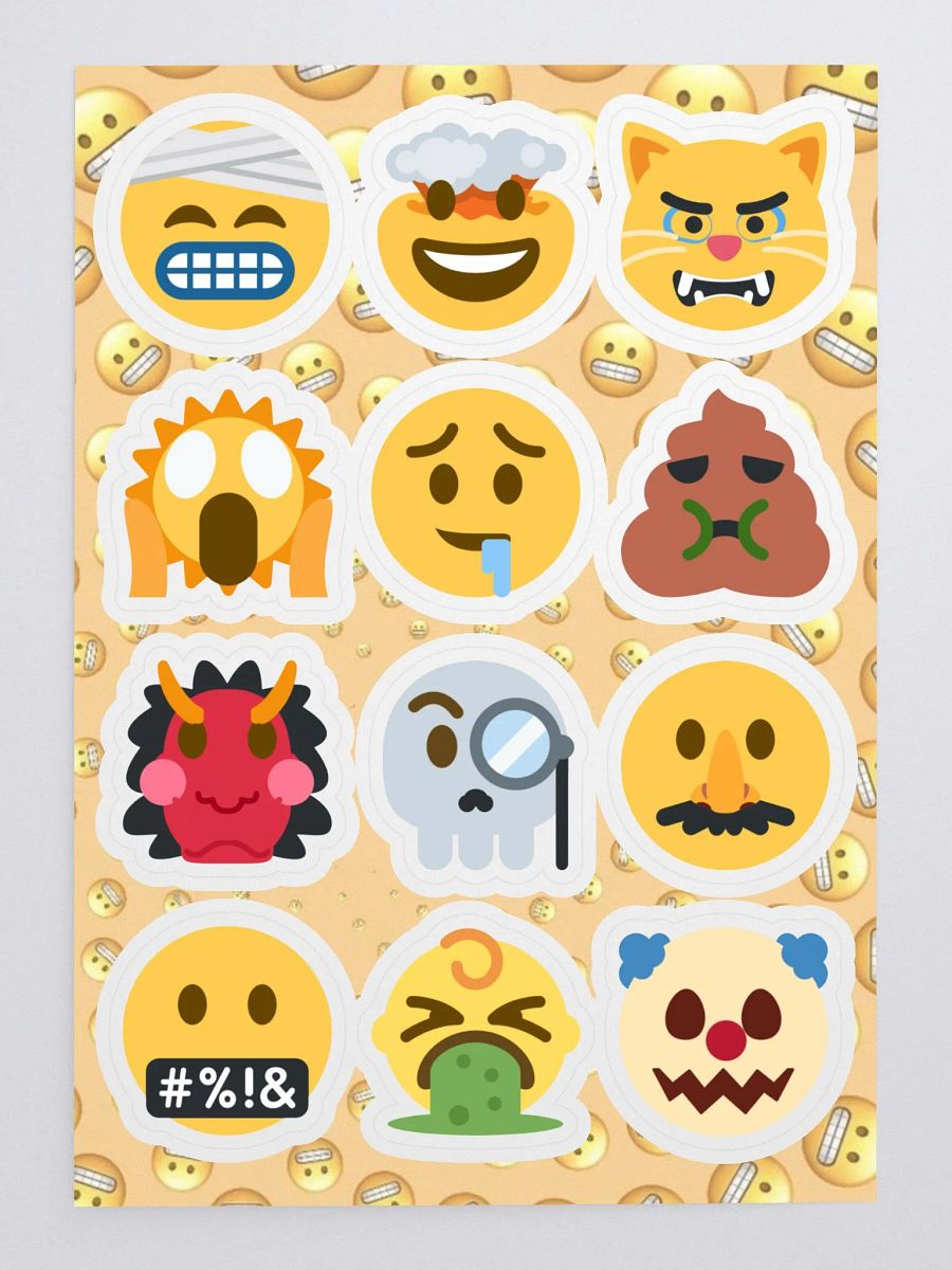 Emoji Clash | Slaps Sticker Sheet product image (3)