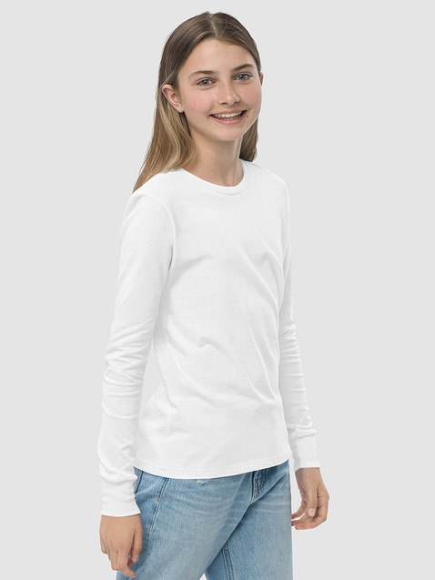 Photo showing Bella+Canvas Youth Long Sleeve T-Shirt