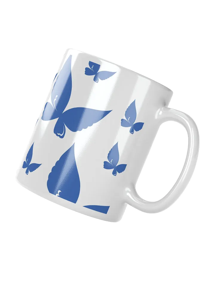 Blue Butterfly Silhouettes Mug product image (4)