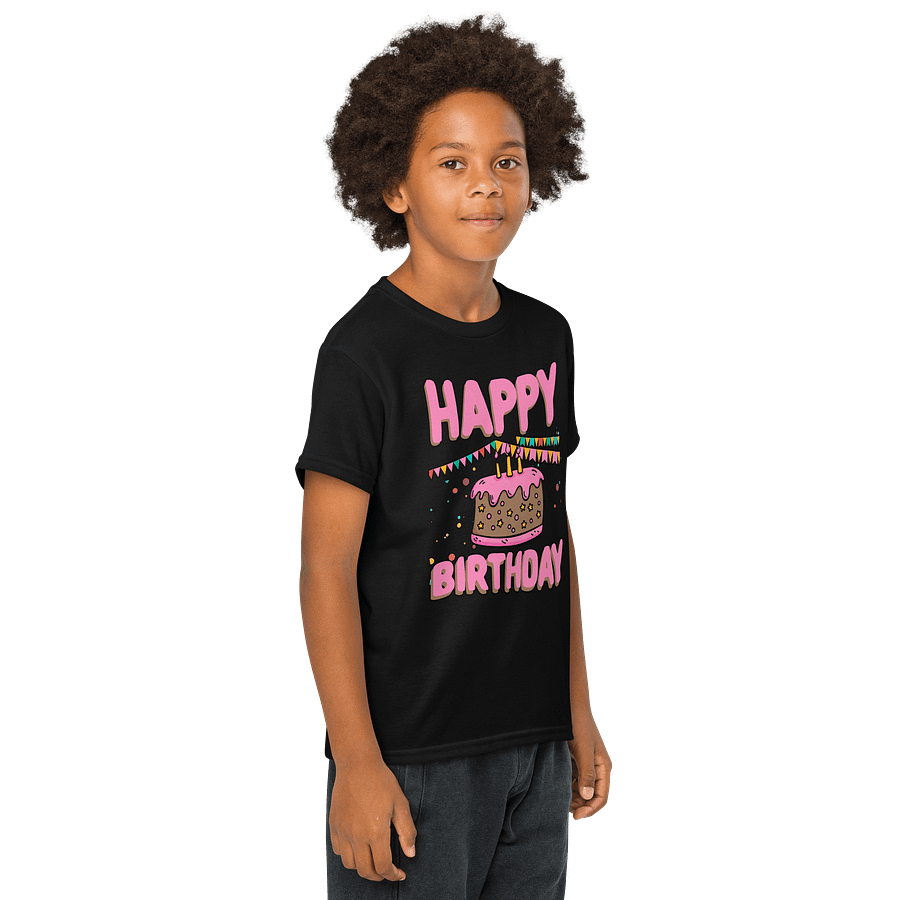 Happy Birthday (Chocolate Cake) Kids T-Shirt product image (8)