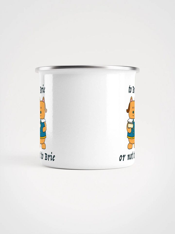 To Brie or Not to Brie Enamel Mug product image (2)
