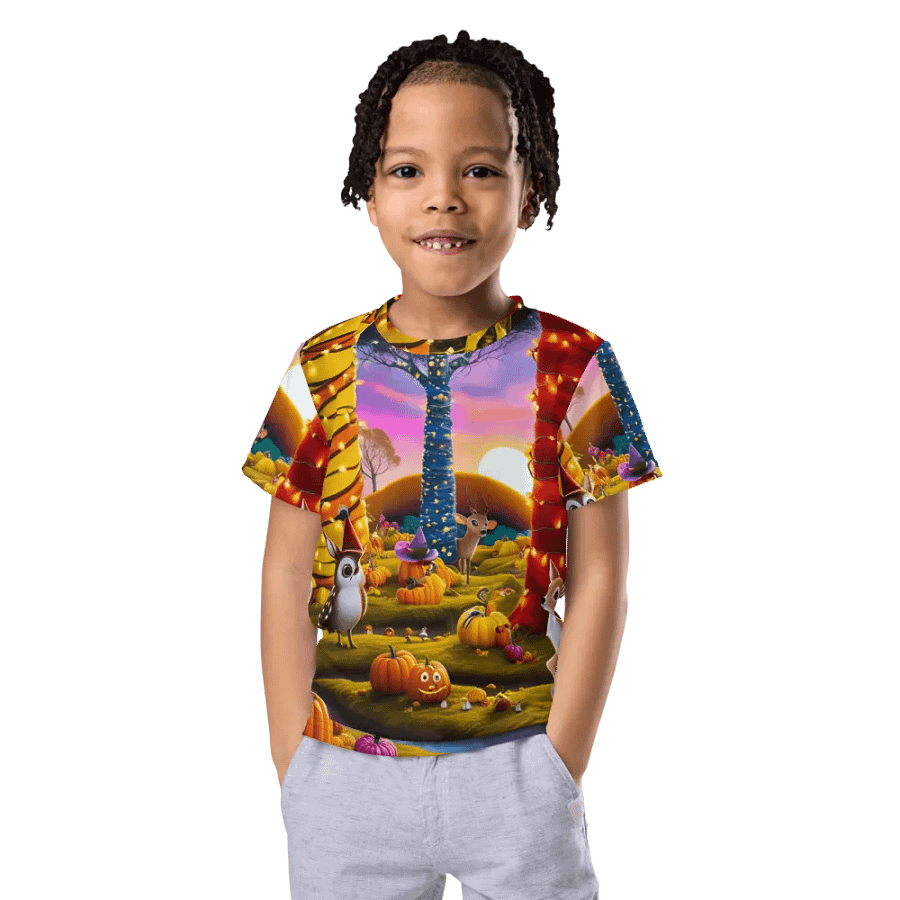 Boo-tiful Pumpkins Bash Kids T Shirt product image (11)