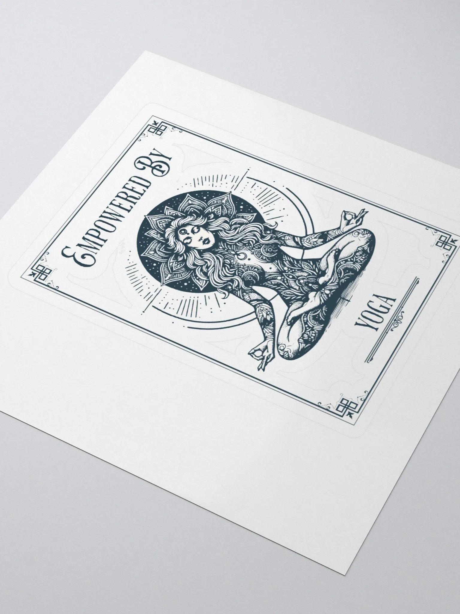 Empowered by Yoga Tarot Card Sticker product image (3)