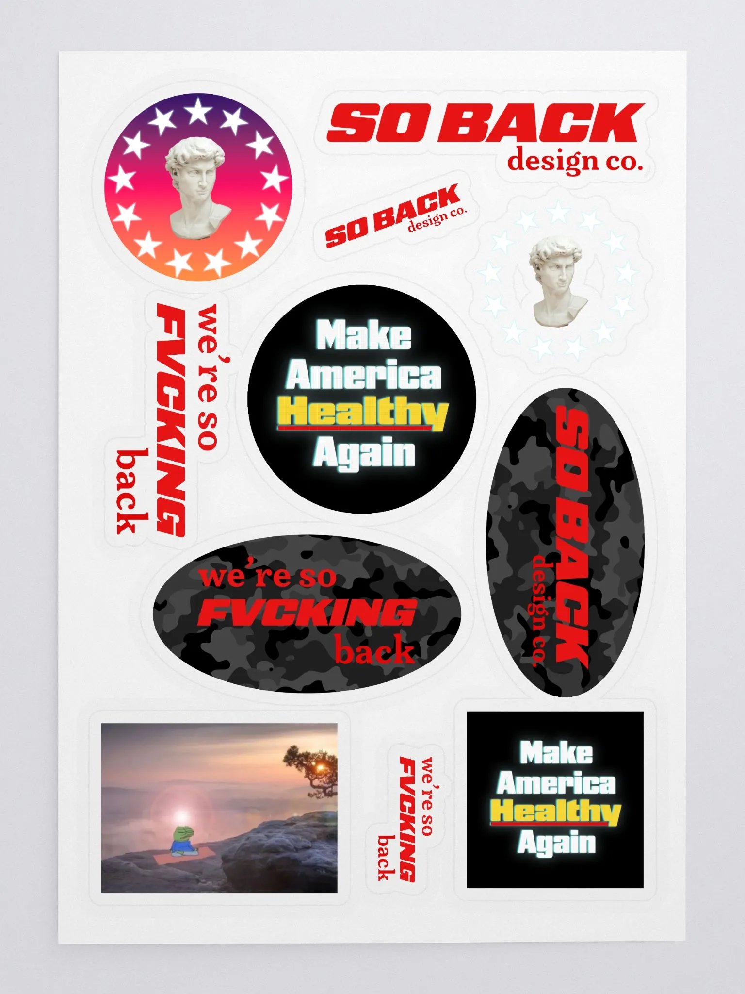 So Back Sticker Pack #1 - Glossy Film product image (3)
