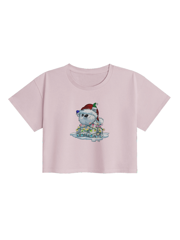 Beary Christmas Crop Top T-shirt product image (1)