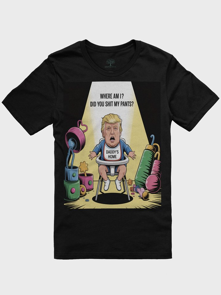 Funny Trump Satire T-shirt - 'Where Am I?' Design product image (10)
