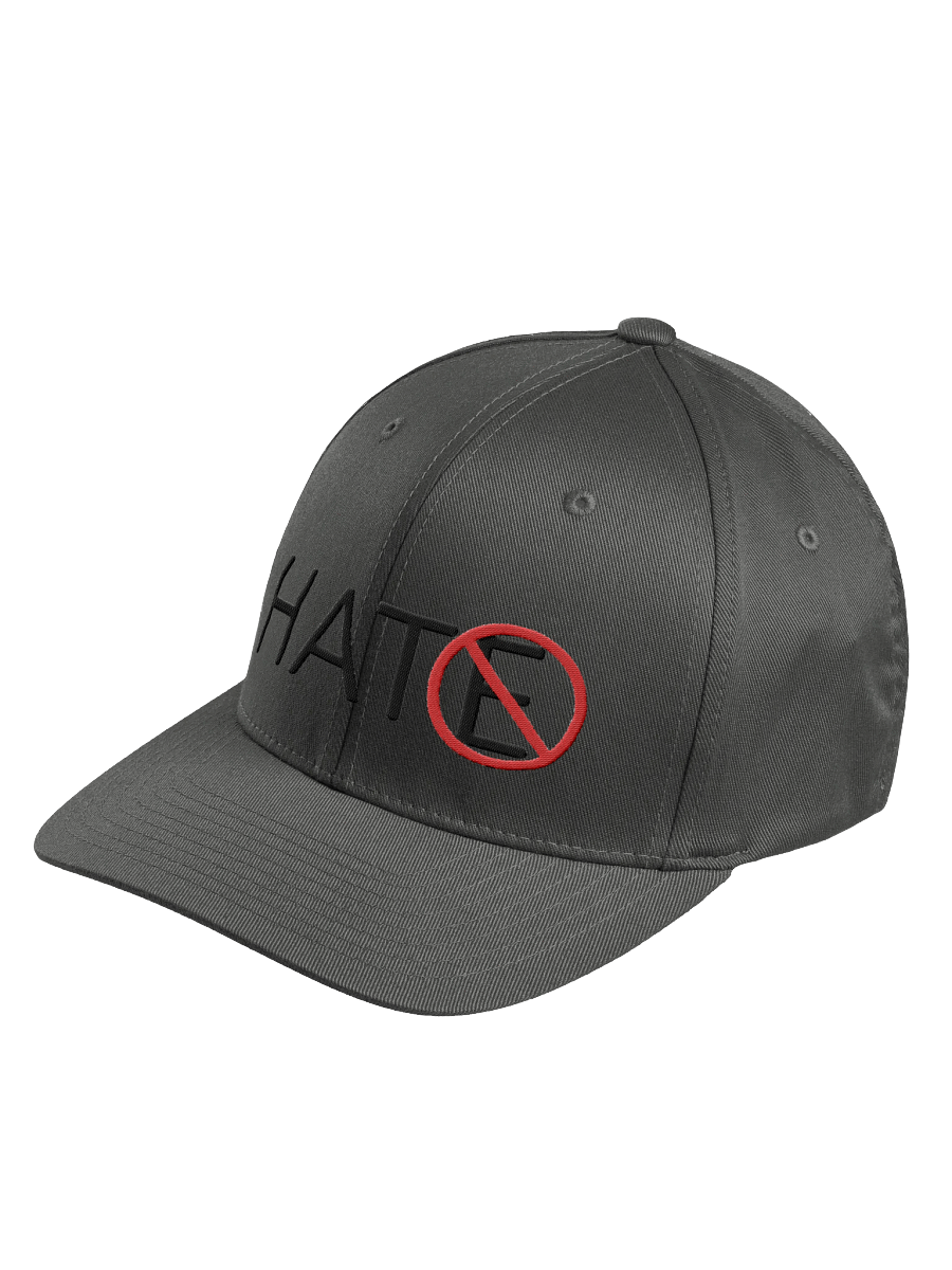 No Hate Flexfit Cap - Black Lettering product image (10)