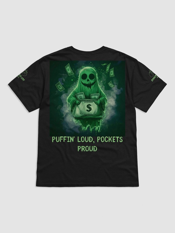 Ghosted & Gassed Tee – Puffin’ Loud, Pockets Proud (Smacked Life Society Exclusive) product image (9)