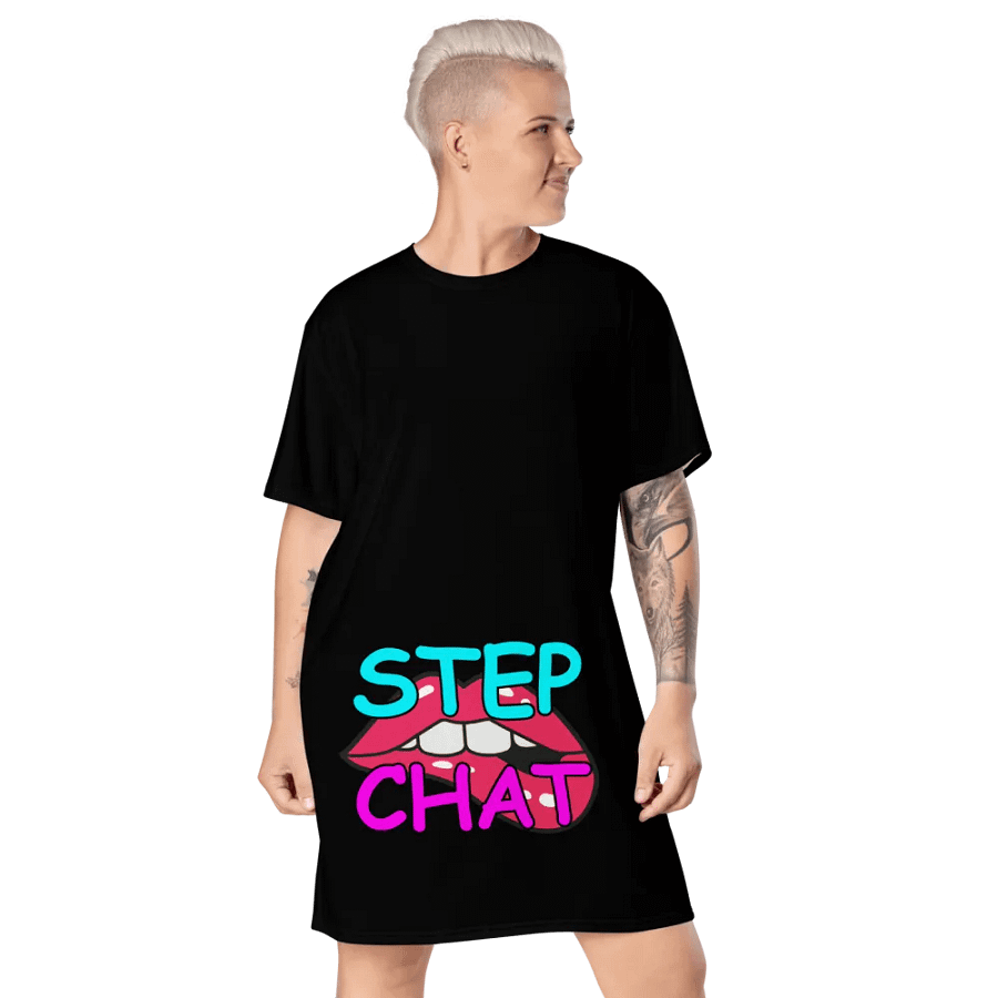 Naughty Stepchat Dress T-Shirt (Black) product image (6)
