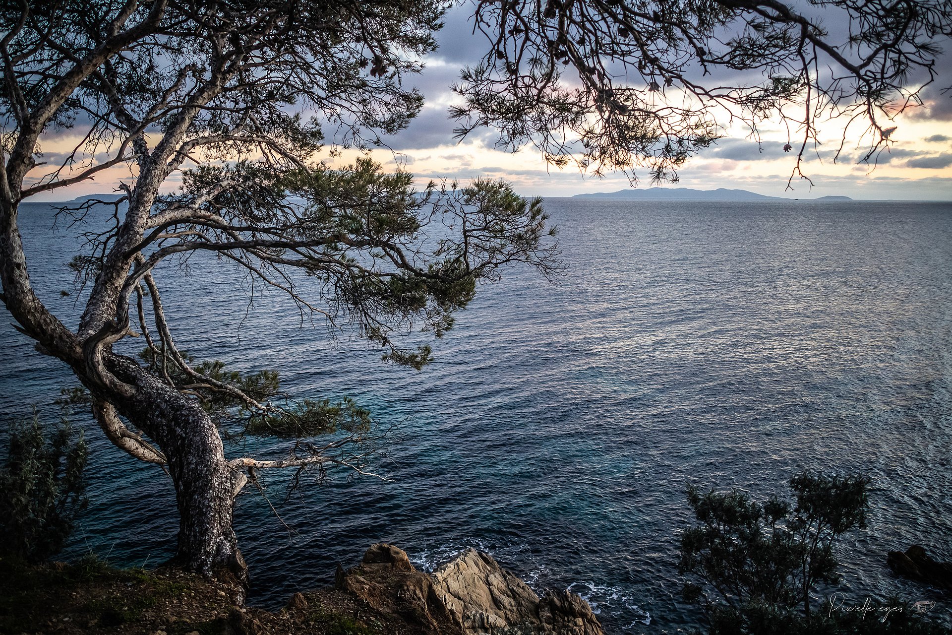 Fine Art Photography - Sea View and the Hyères Islands, Pointe du Layet, Lavandou, Var product image (1)