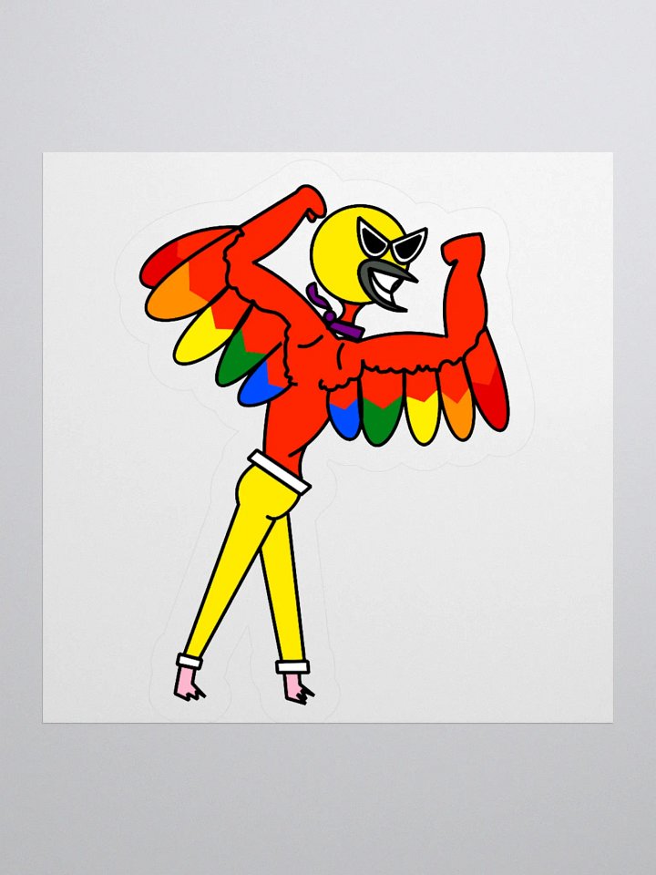 Superhomo! Eudo Gay Yellow Variant Sticker! product image (1)