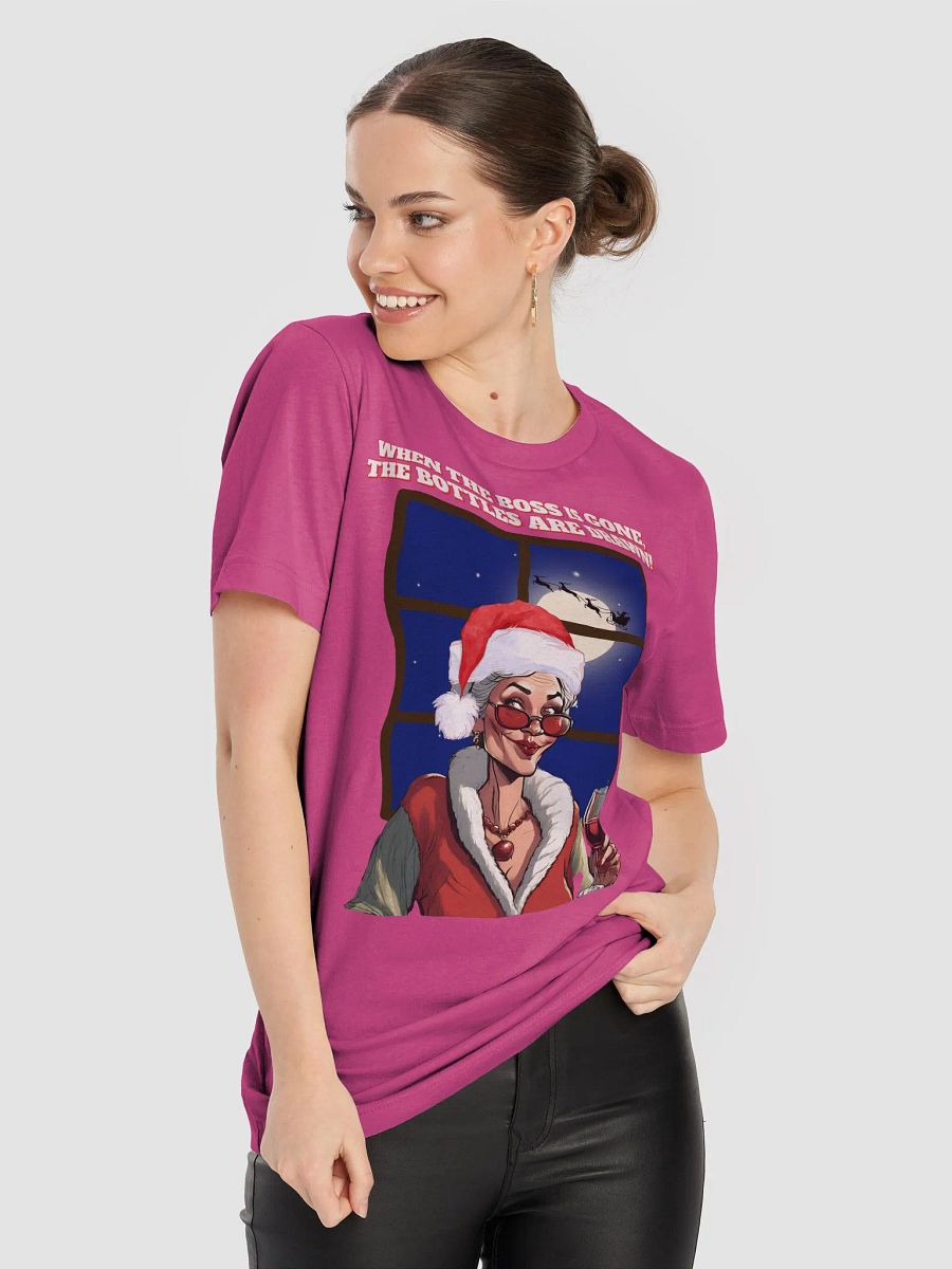 When The Boss Is Gone, The Bottles Are Drawn! T-shirt product image (39)