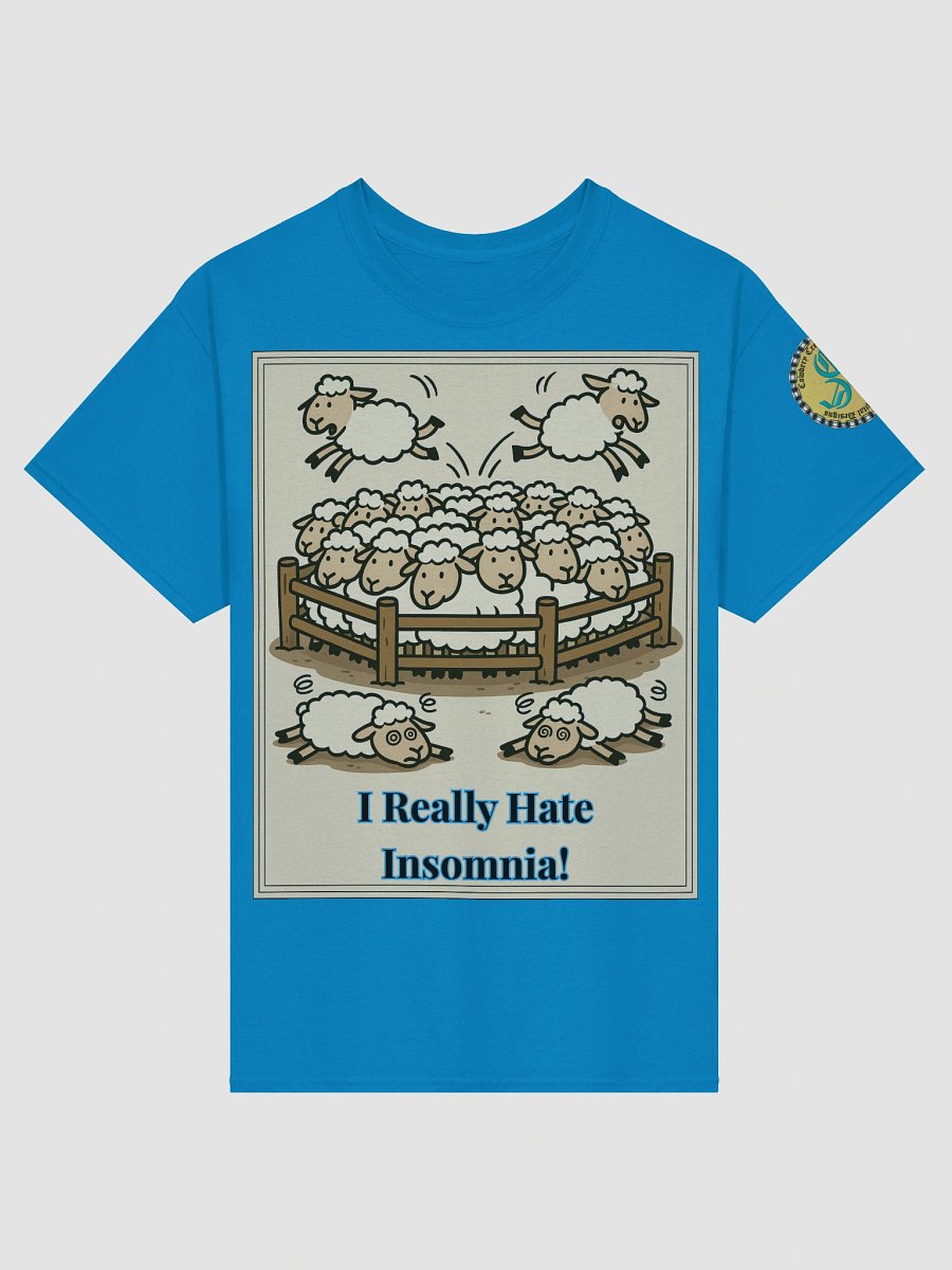 I Really Hate Insomnia (Both) Gildan Heavyweight T-Shirt Colors (2) product image (5)