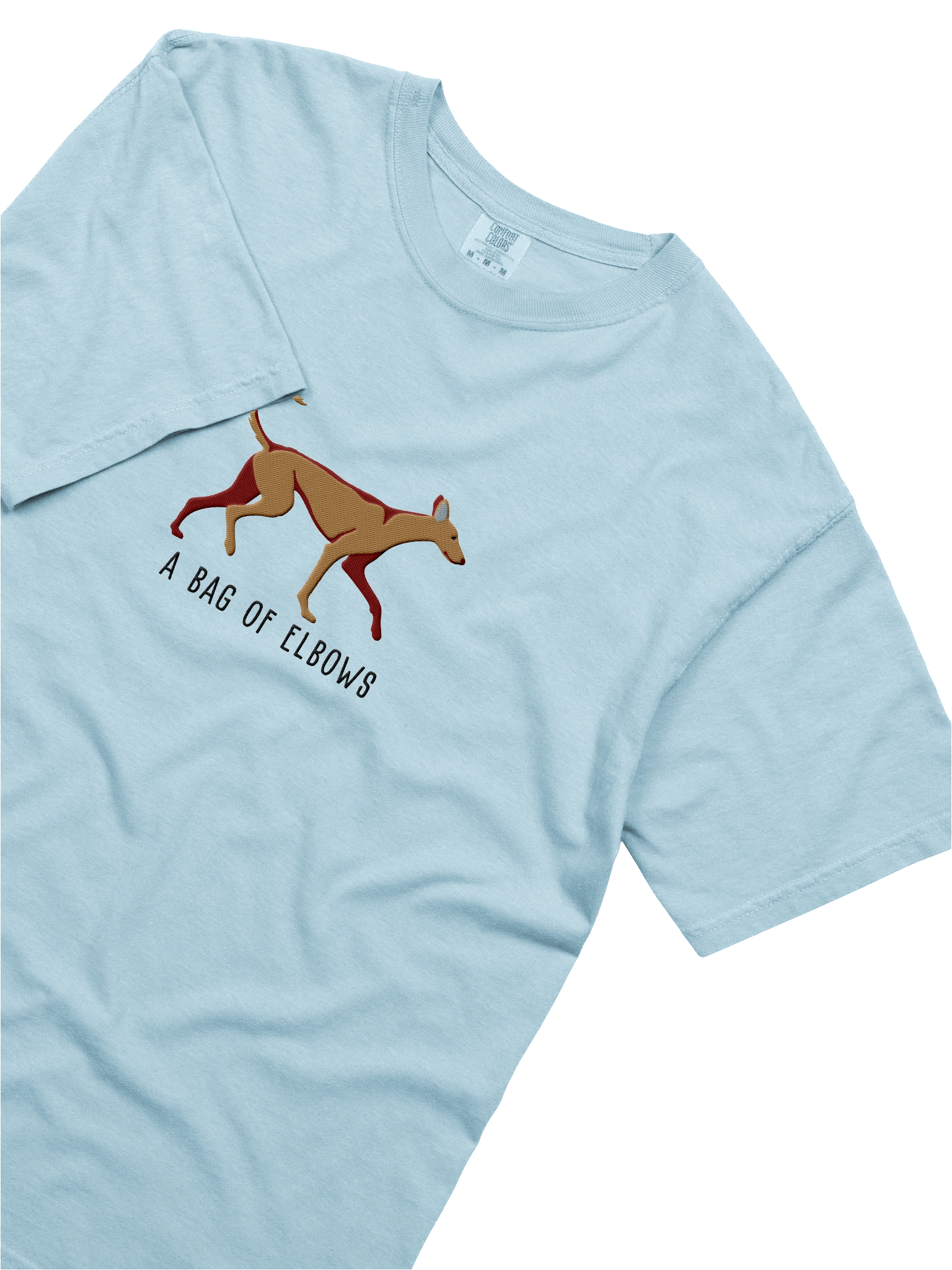 A Bag of Elbows T-Shirt(Embroidered) of an Ibizan Hound(Tan) product image (55)