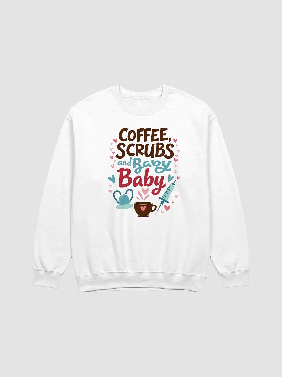 Medical Mama ,Medical-themed Coffee and Scrubs Crewneck Sweatshirt product image (4)