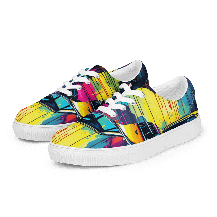Pop art, Christine the car, Men's Canvas Shoes product image (5)